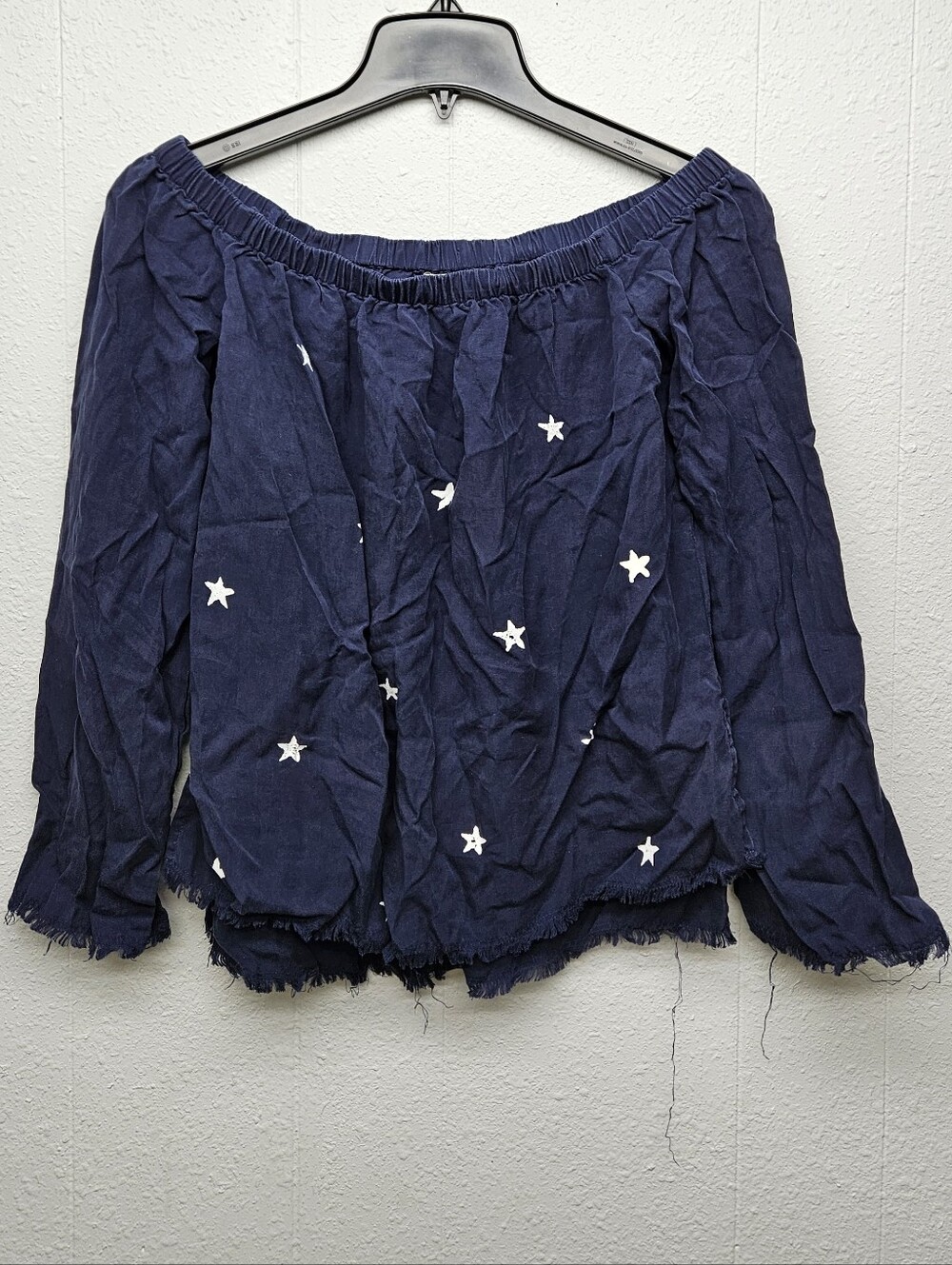 Cloth & Stone Stars Blouse Womens XS Coquette Soft Girl Western Festival Rave